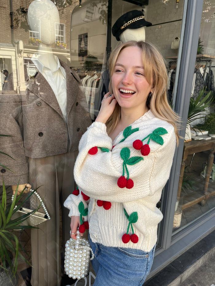 Jovonna London CHERRY CARDIGAN