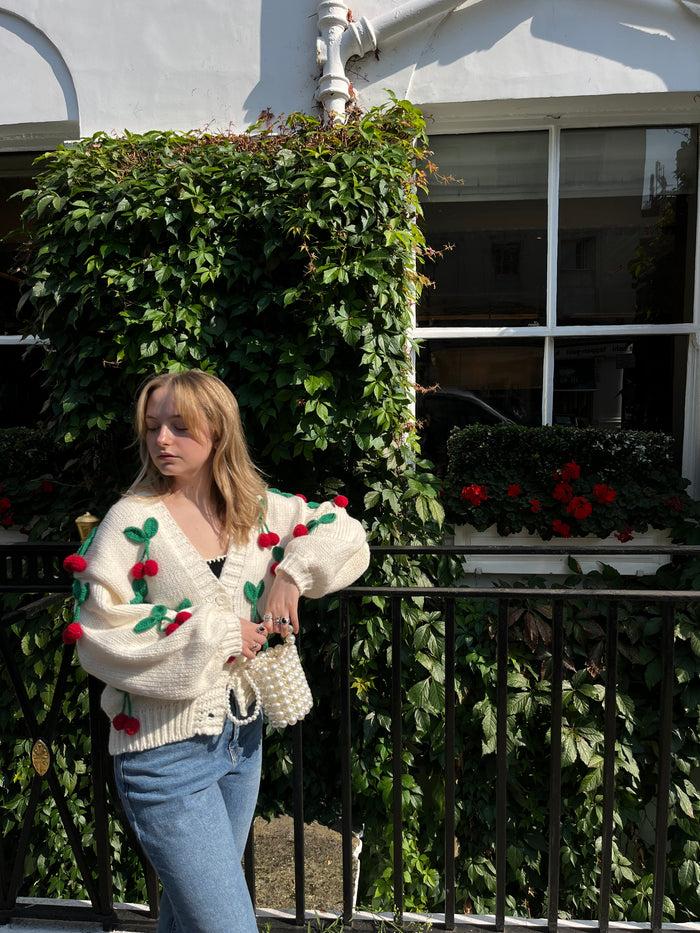 Jovonna London CHERRY CARDIGAN