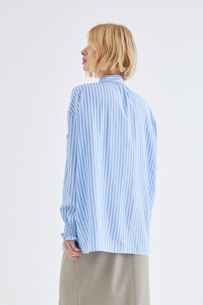 Jovonna London ENO BLOUSE BLUE STRIPES
