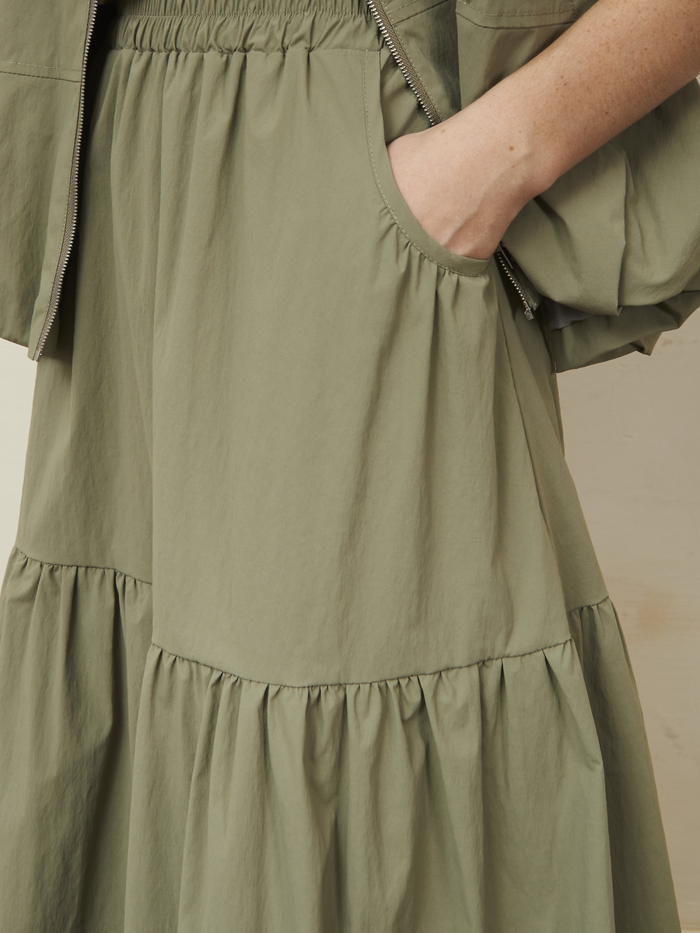 Jovonna London ERIDANI SKIRT KHAKI