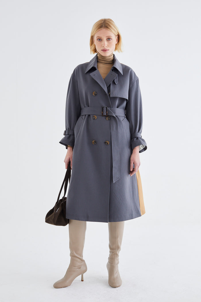 Jovonna London ESLABON TRENCH GREY