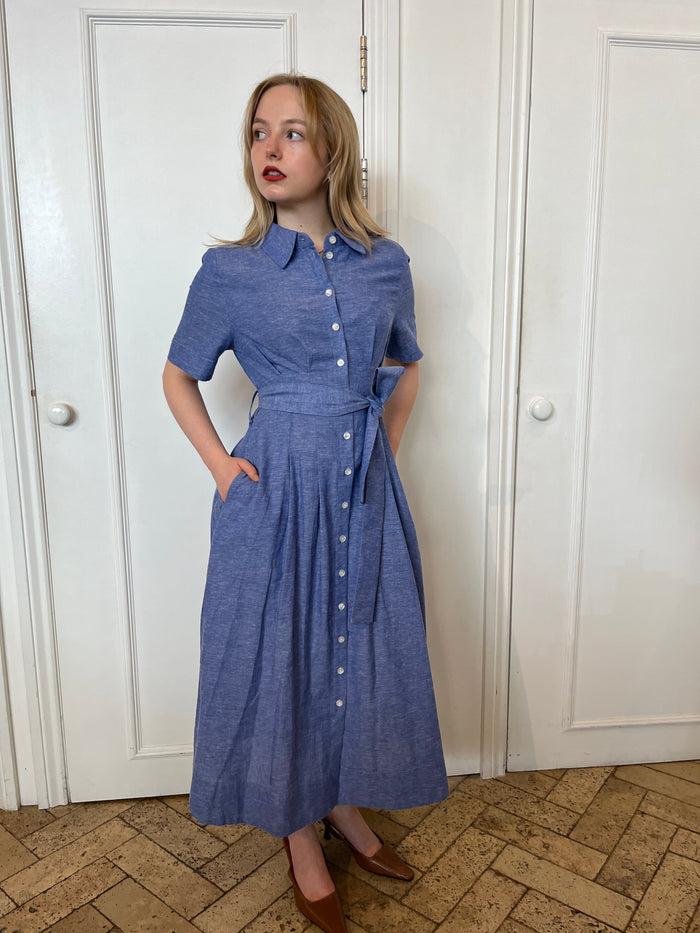 Jovonna London FOLOSA DRESS BLUE