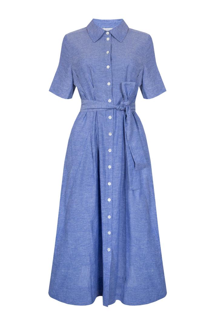 jovonna london FOLOSA DRESS BLUE
