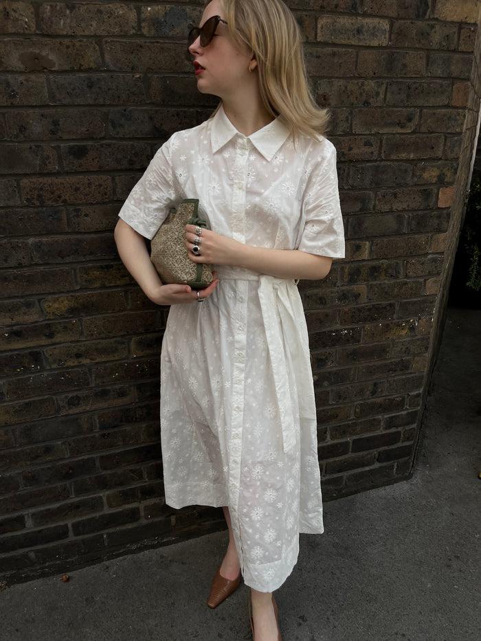 Jovonna London FOLOSA DRESS WHITE