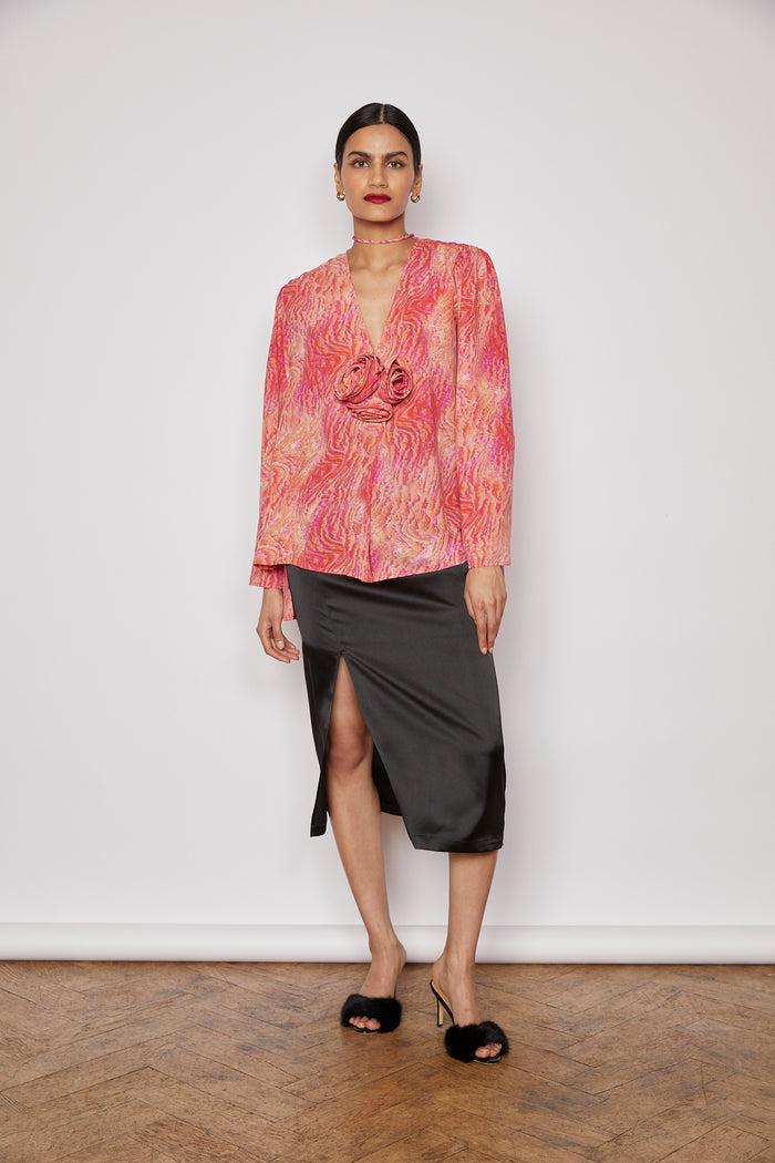 Jovonna London IMPERO 2 BLOUSE RED