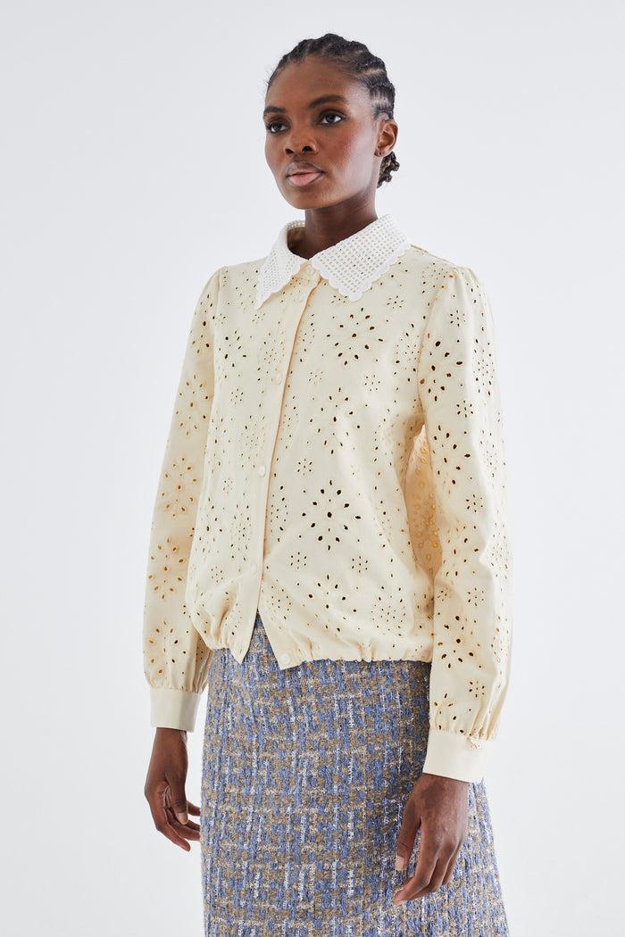 jovonna london ISLA SHIRT YELLOW