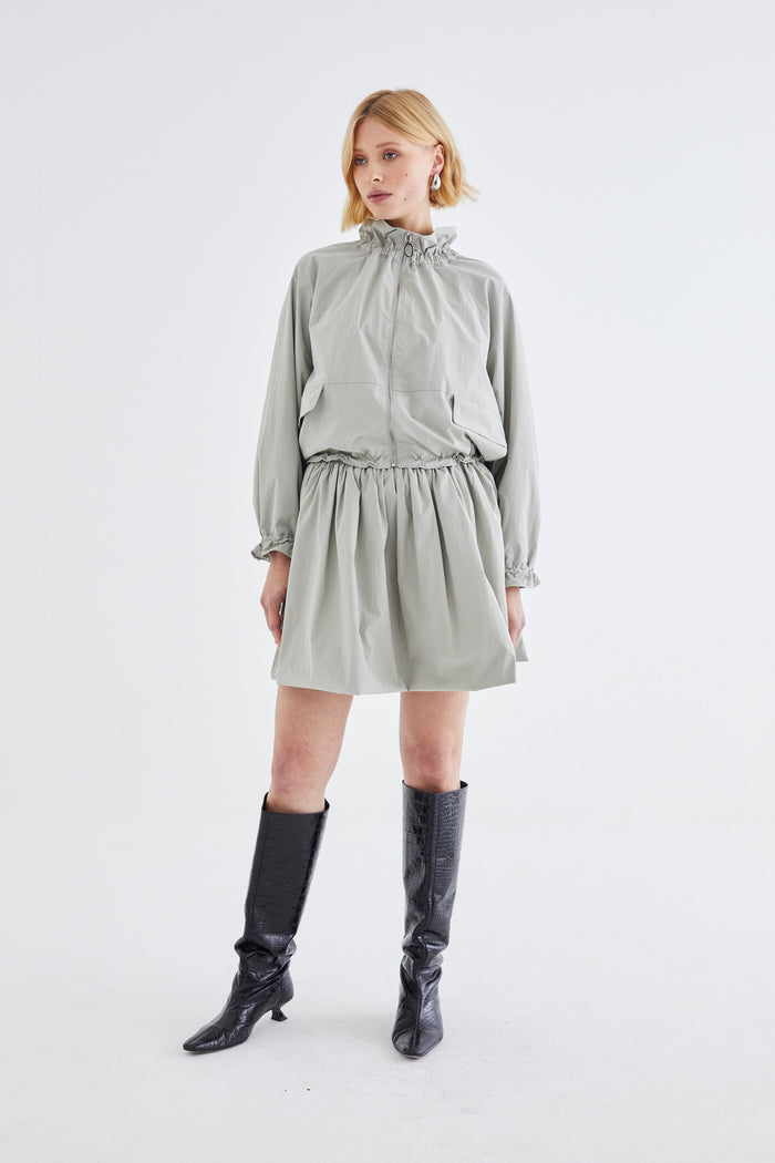 Jovonna London KERALA WINDBREAKER GREY