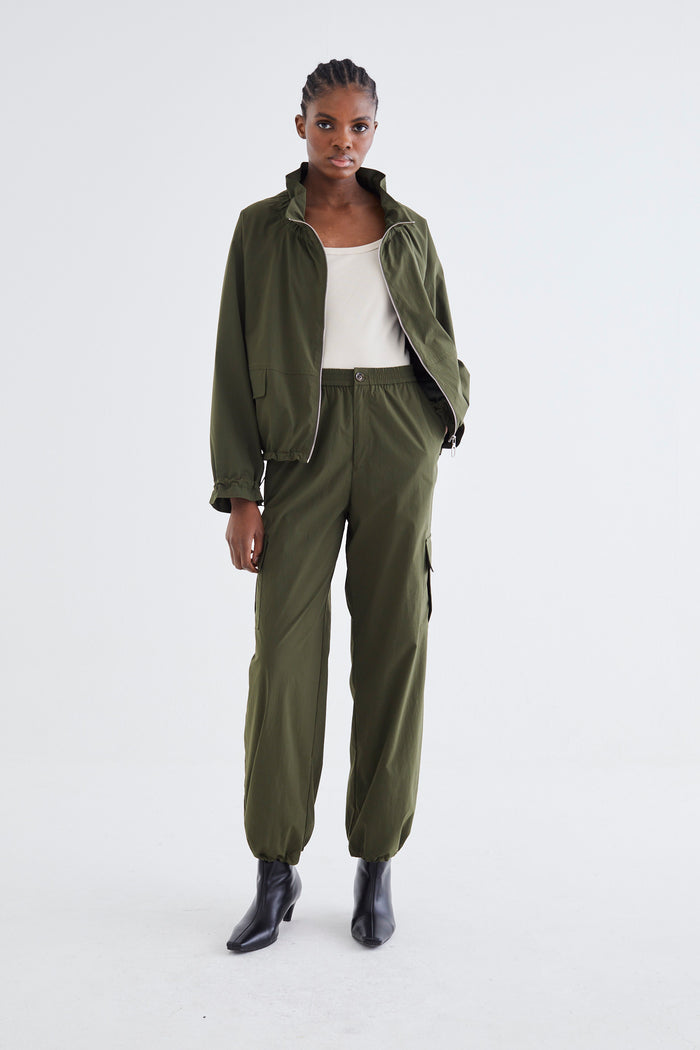 Jovonna London KERALA WINDBREAKER KHAKI