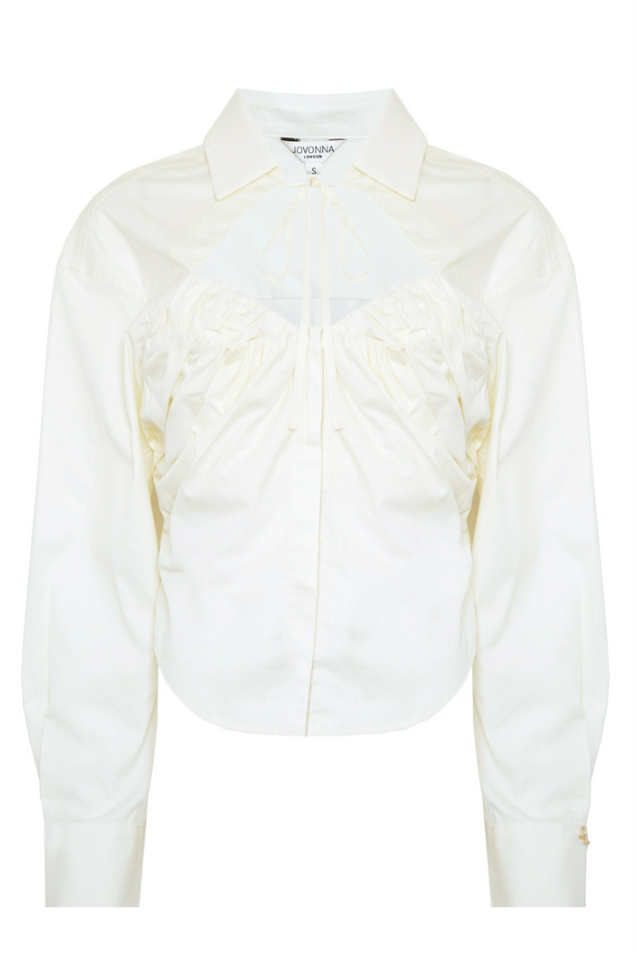 jovonna london LILAS BLOUSE CREAM