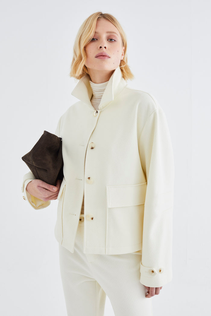 Jovonna London LOREETA JACKET CREAM
