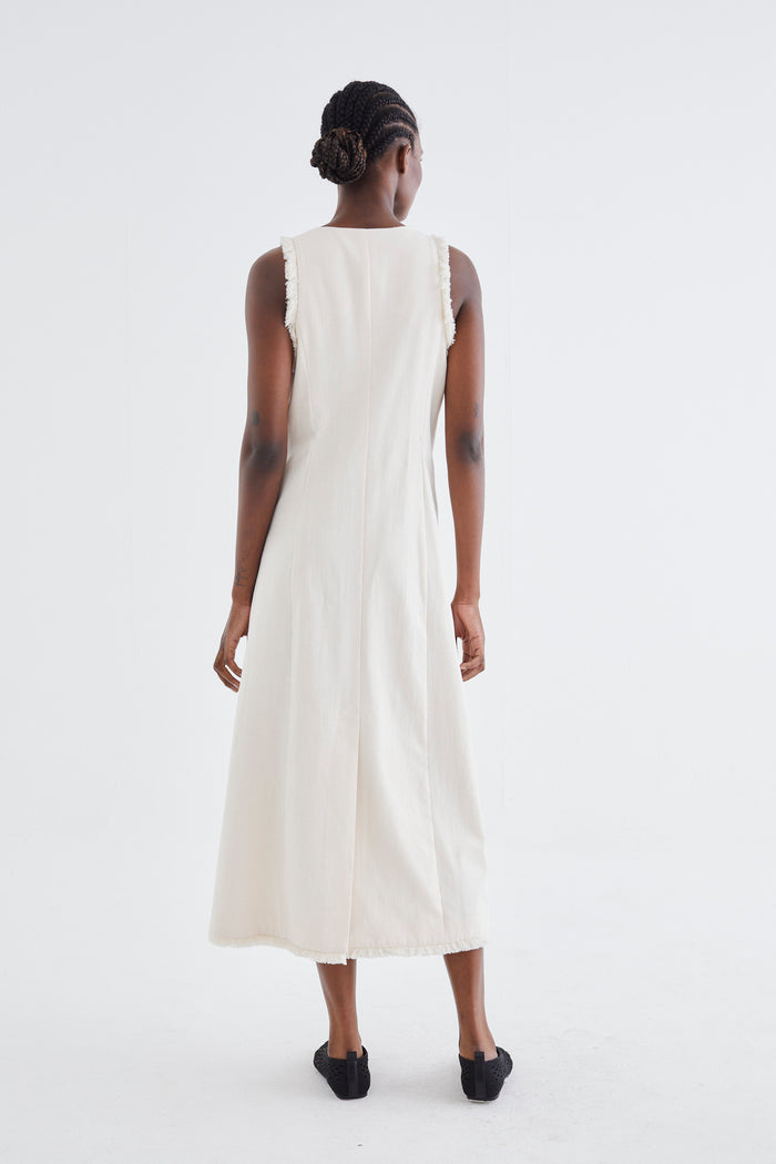 Jovonna London MARCELLA DRESS CREAM