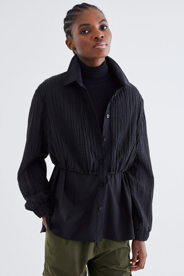 jovonna london MARLEY SHIRT BLACK