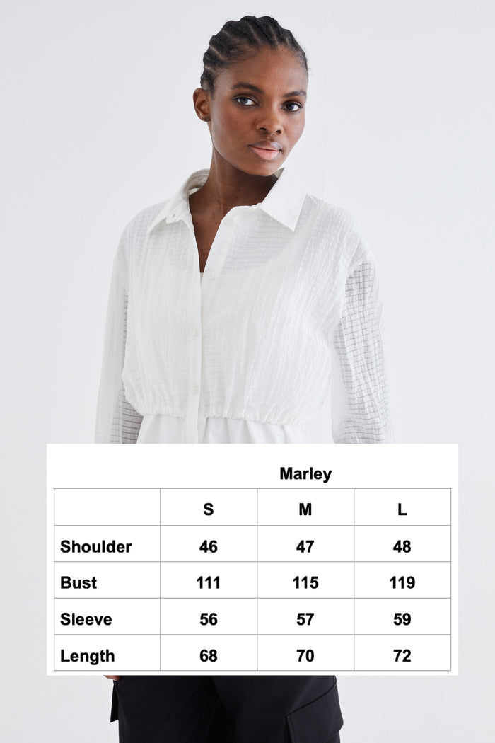 Jovonna London MARLEY SHIRT WHITE