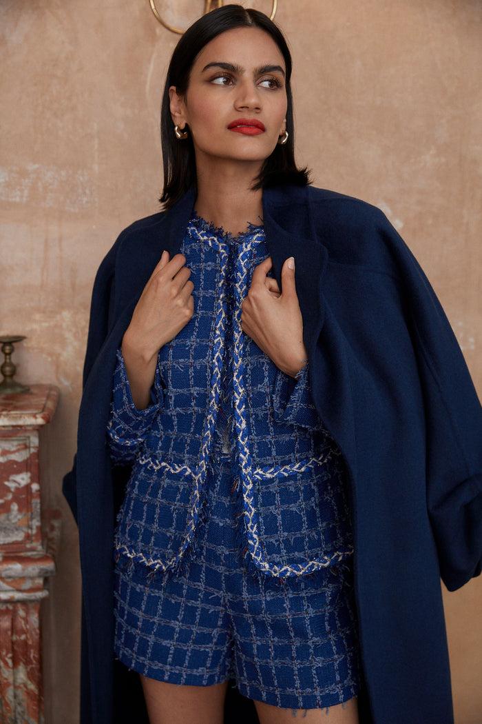 Jovonna London MODA COAT NAVY