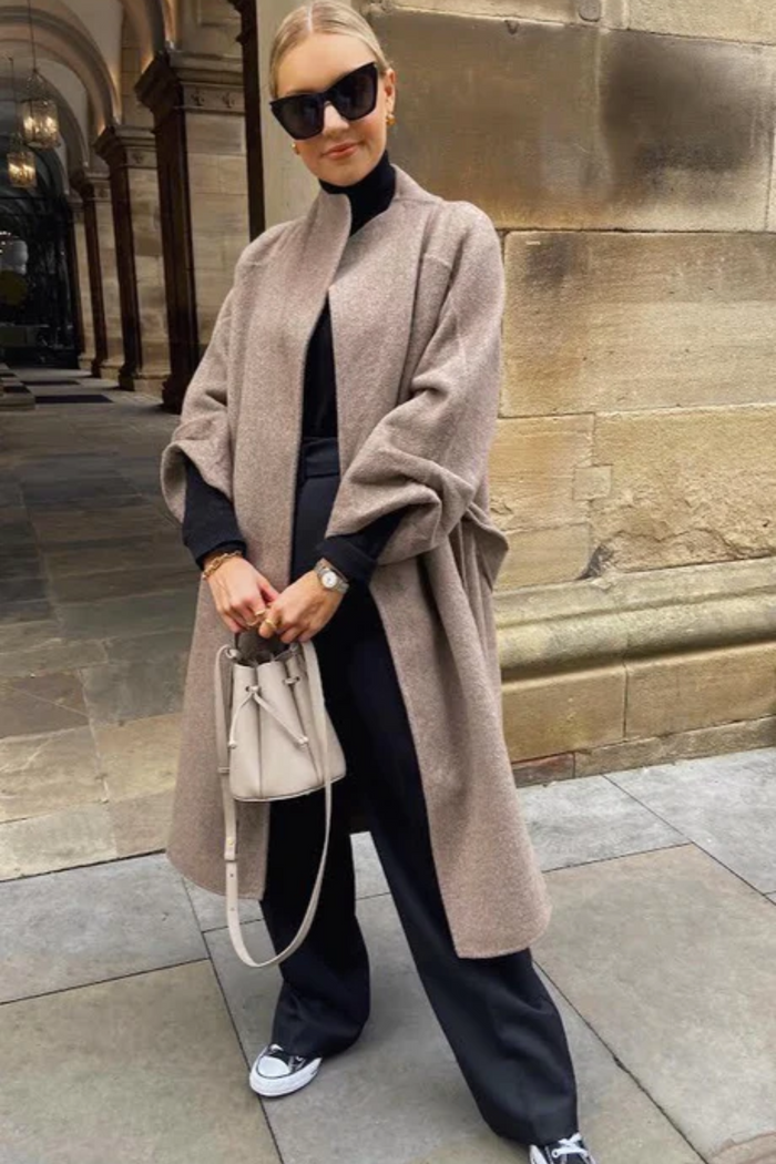 Jovonna London MODA COAT TAUPE