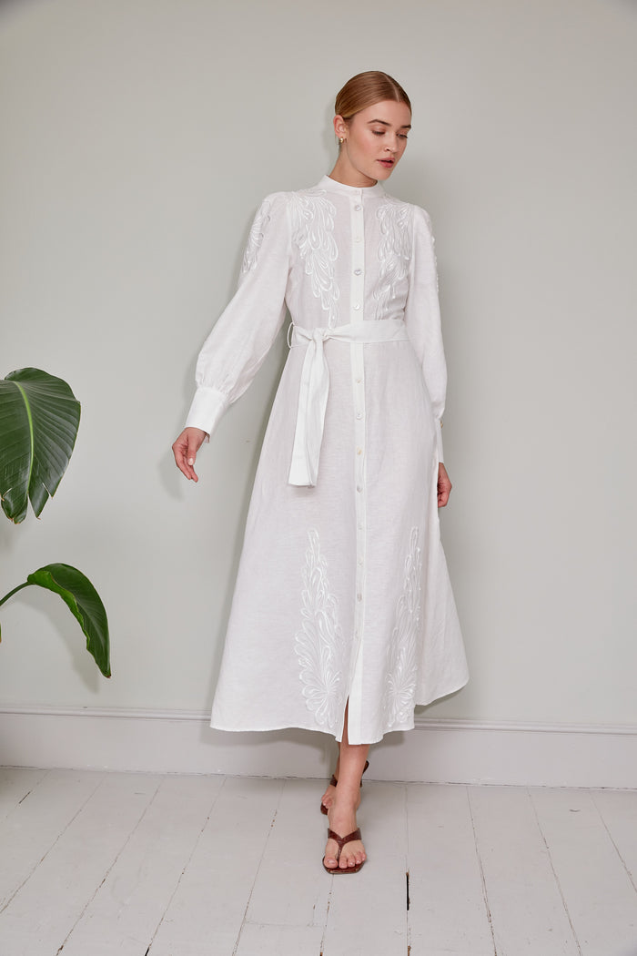 Jovonna London MOKA DRESS WHITE