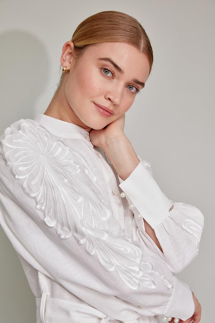 Jovonna London MOKA DRESS WHITE