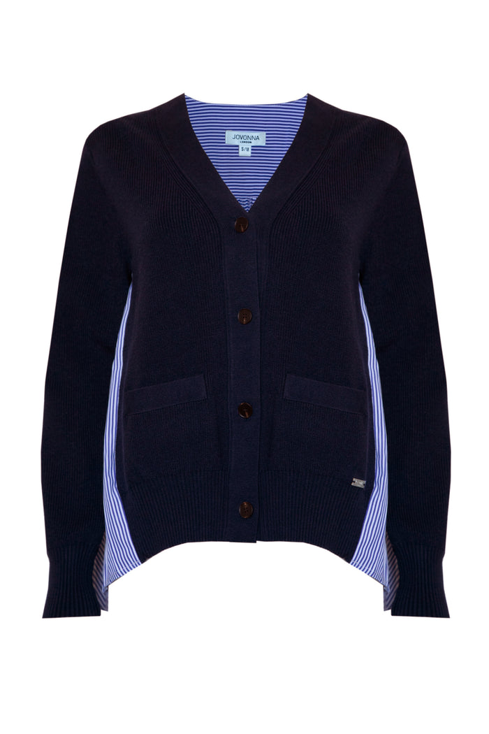 jovonna london MOYNA HYBRID CARDIGAN