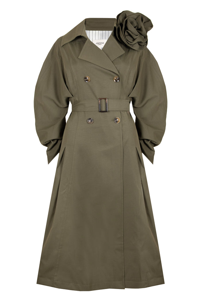 Jovonna London NAVI 2 TRENCH WITH CORSAGE