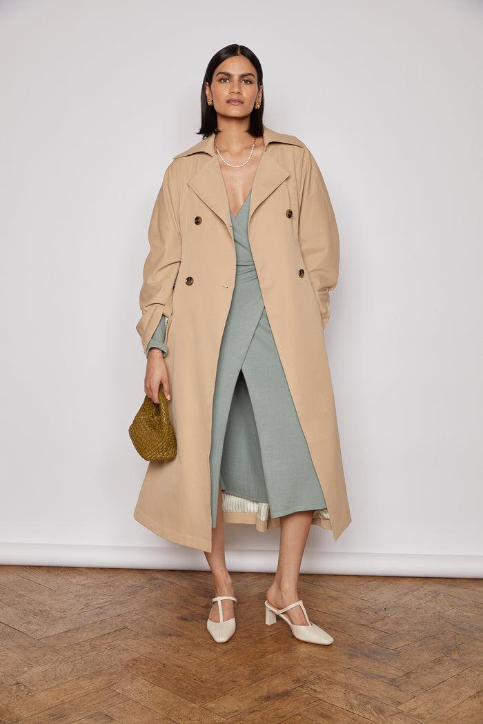 Jovonna London NAVI 2 TRENCH WITH CORSAGE