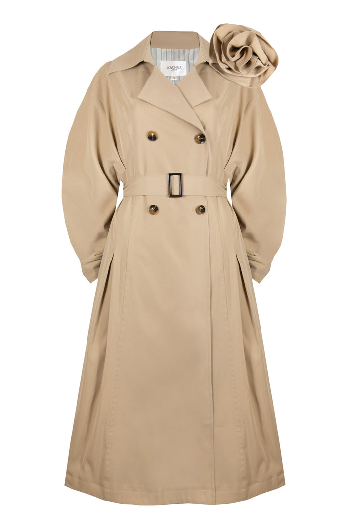 jovonna london NAVI 2 TRENCH WITH CORSAGE