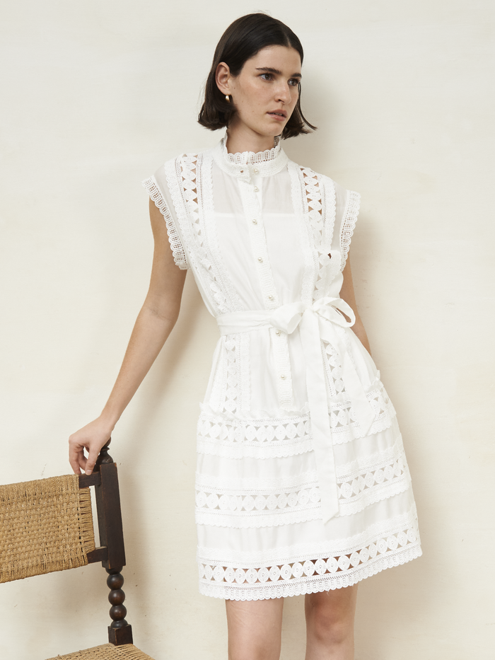 Jovonna London NUAGE DRESS WHITE