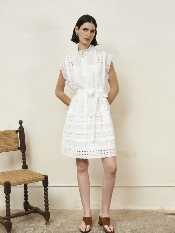 jovonna london NUAGE DRESS WHITE