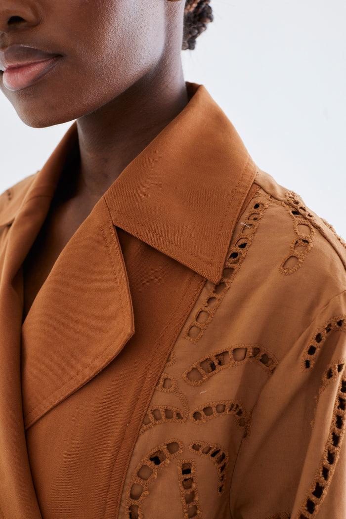 Jovonna London PANDOREA TRENCH BROWN