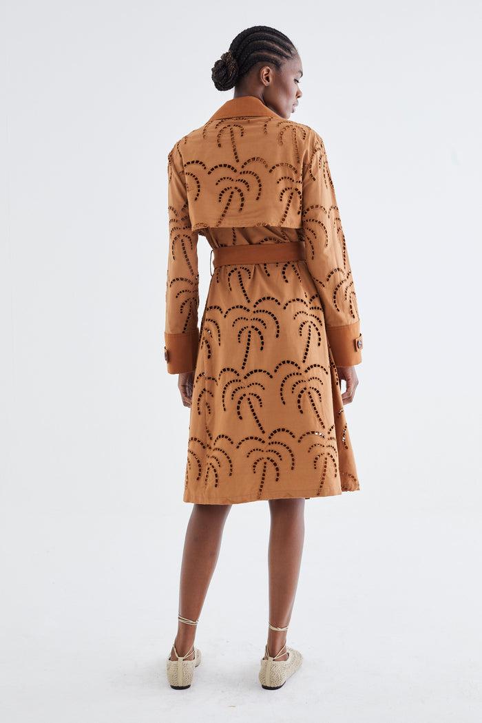 Jovonna London PANDOREA TRENCH BROWN