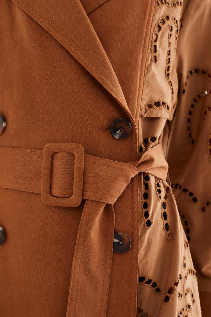 Jovonna London PANDOREA TRENCH BROWN