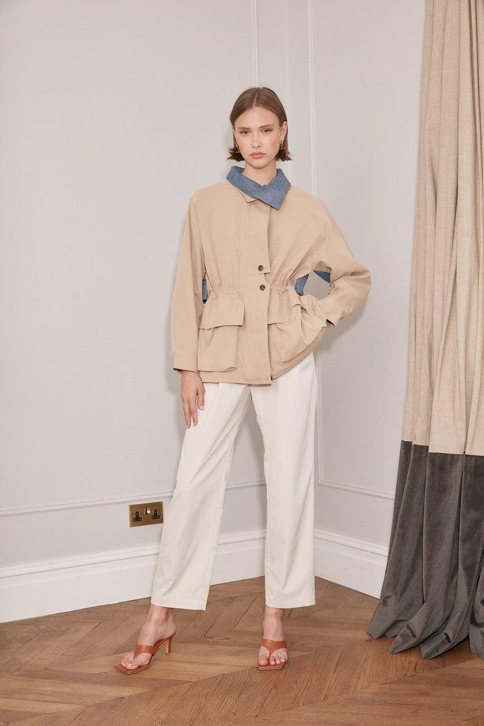 Jovonna London ROXY JACKET CREAM