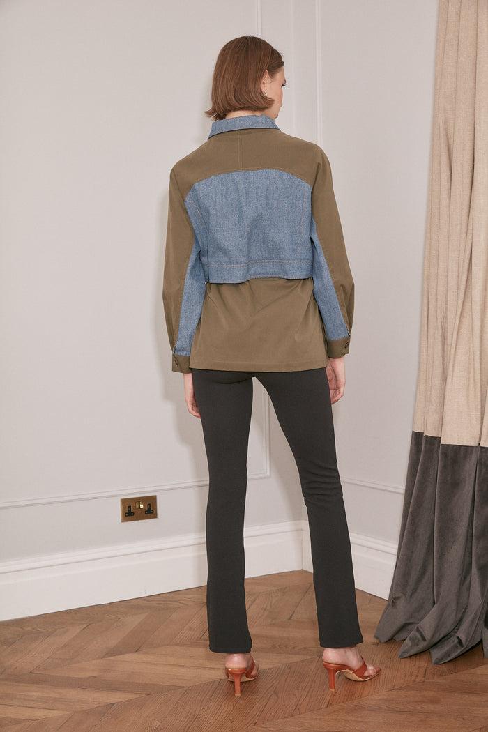 Jovonna London ROXY JACKET KHAKI