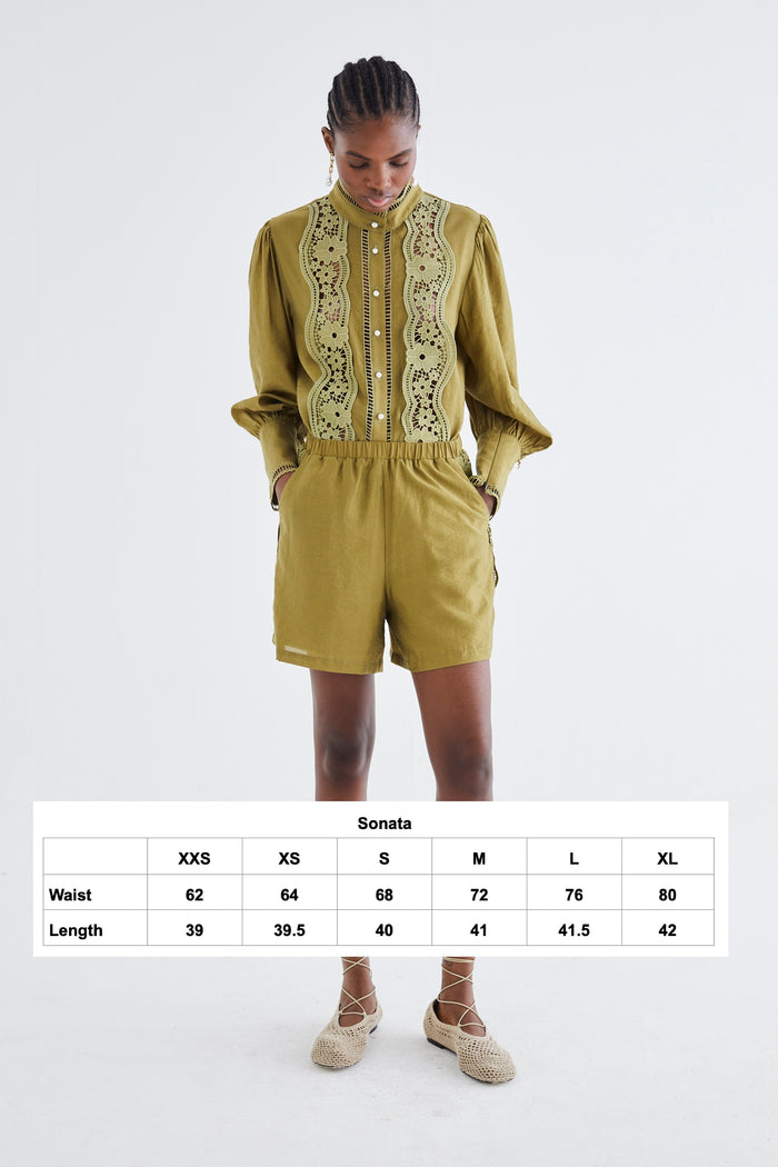 Jovonna London SONATA SHORTS OLIVE