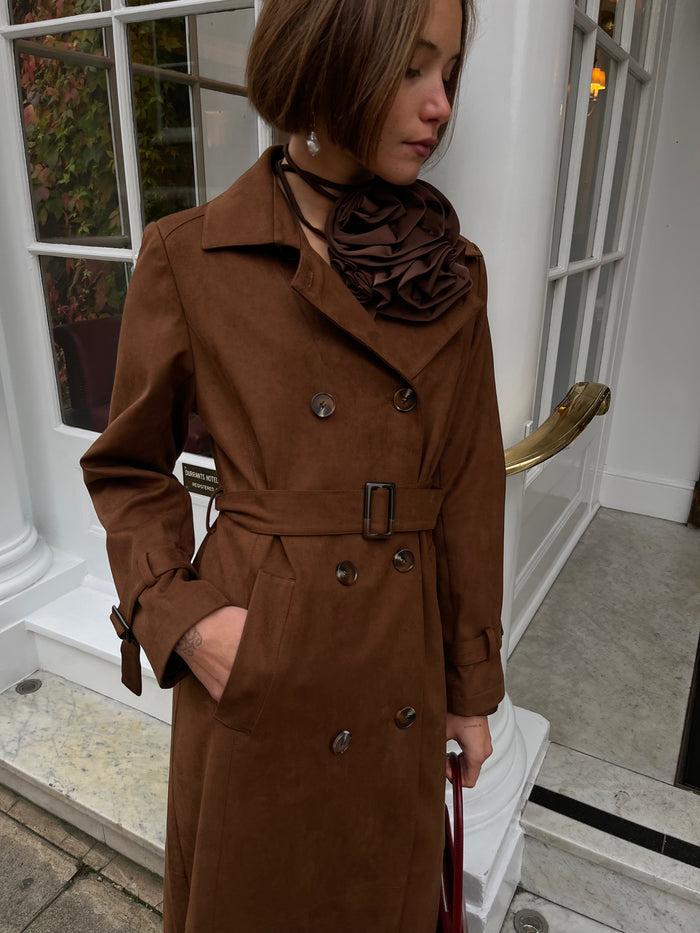 Jovonna London TOME JACKET BROWN