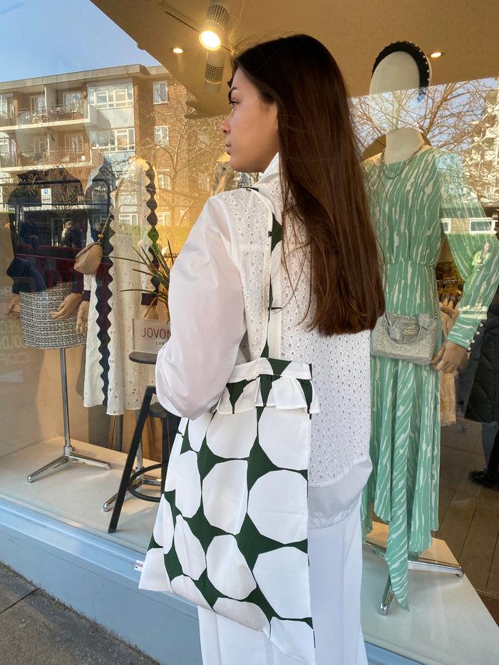 Jovonna London TOTE MADE WITH RECYCLED FABRIC