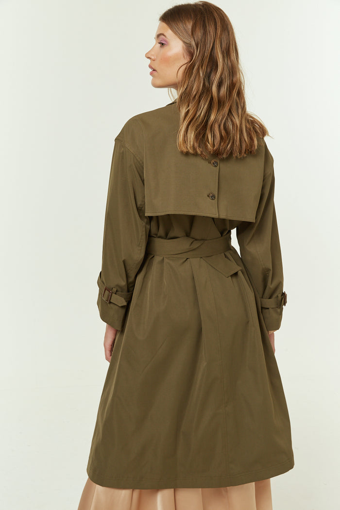 Jovonna London TOVALLO TRENCH KHAKI