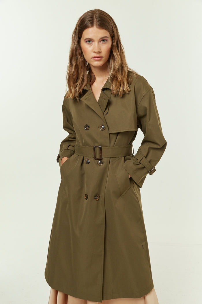 Jovonna London TOVALLO TRENCH KHAKI