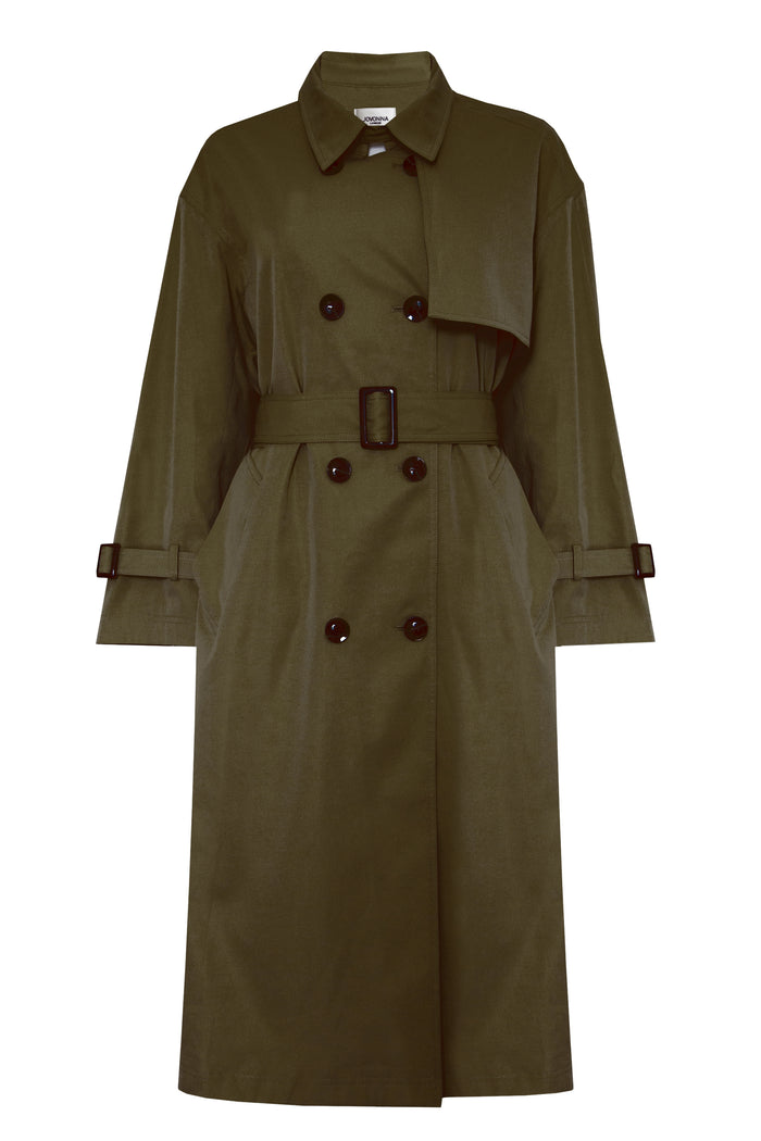 jovonna london TOVALLO TRENCH KHAKI