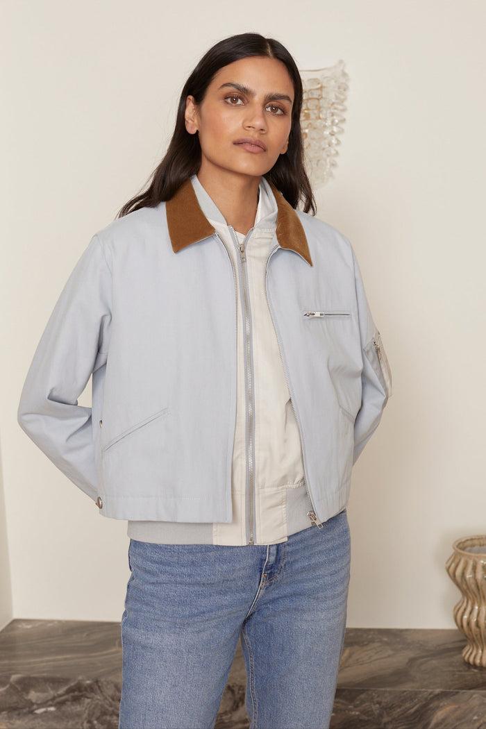 jovonna london TRIANA JACKET BLUE