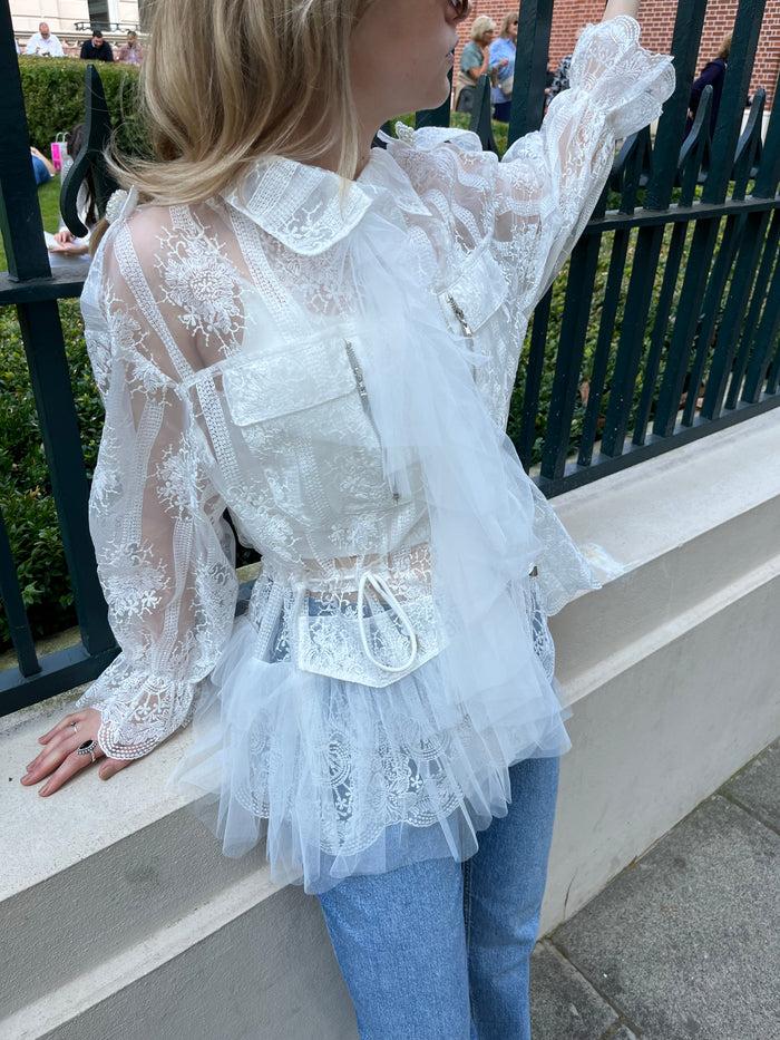 Jovonna London UTILITY LACE JACKET