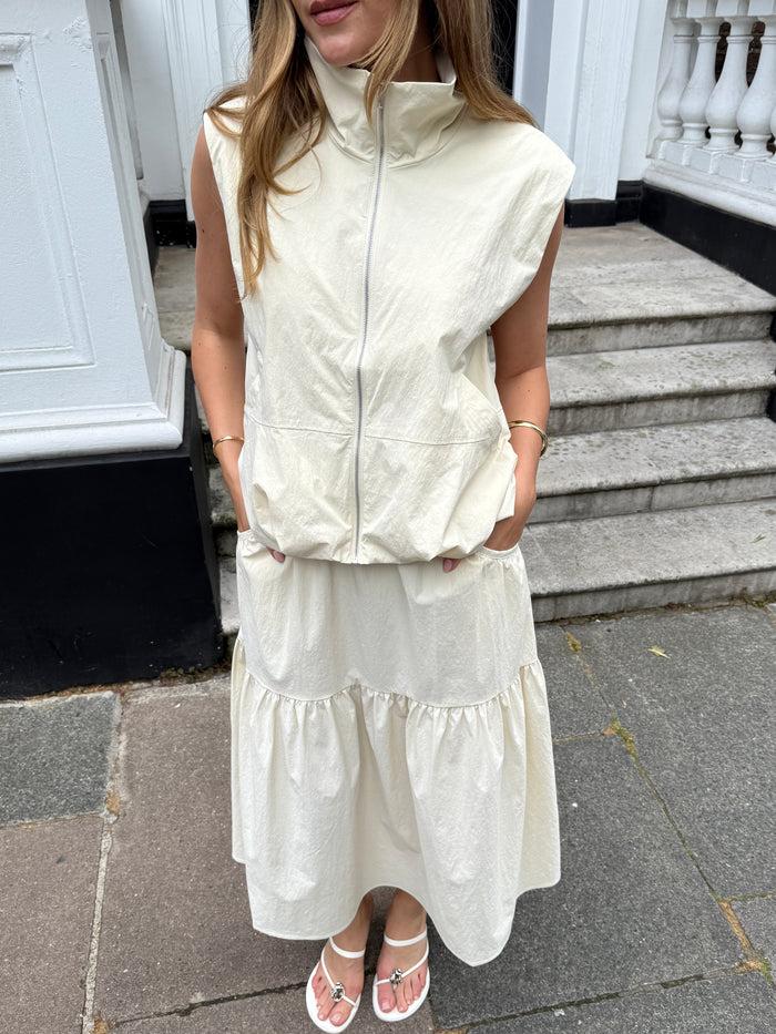 jovonna london VELA JACKET CREAM