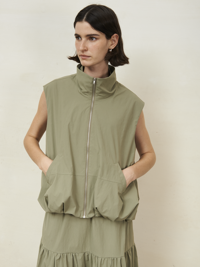 jovonna london VELA JACKET KHAKI
