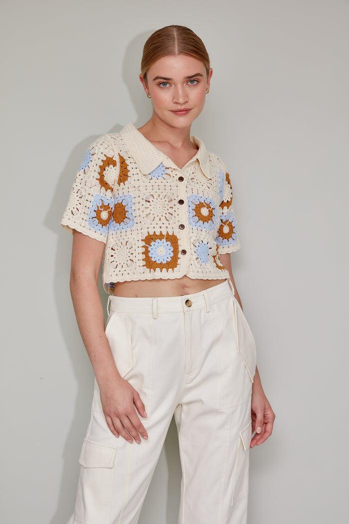 jovonna london VITTO KNITTED TOP