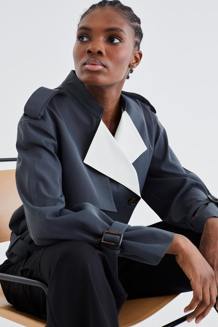 jovonna london WYLIE JACKET GREY