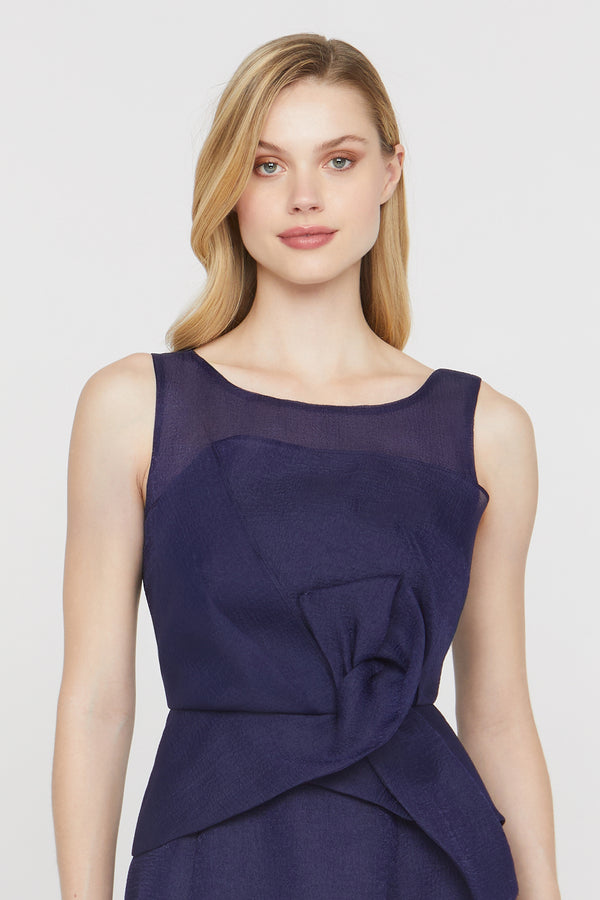Js Collections Hedi Organza Cocktail Dress Twilight
