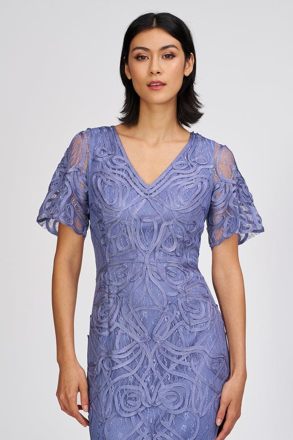 Js Collections Camila Soutache Tea Cocktail Denim