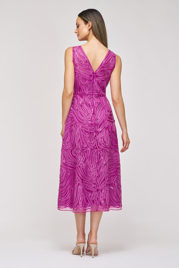Js Collections Capri Soutache Cocktail Deep Orchid