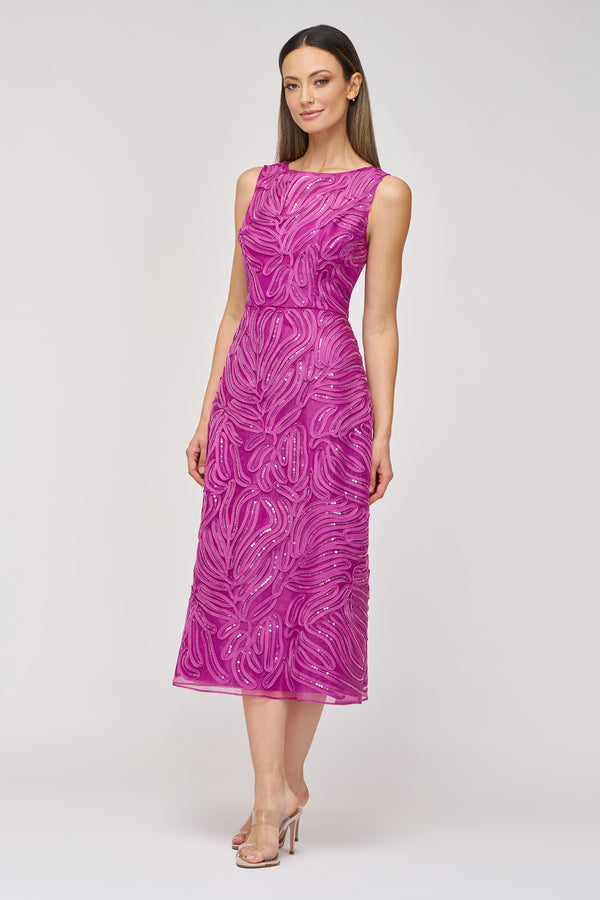 Js Collections Capri Soutache Cocktail Deep Orchid