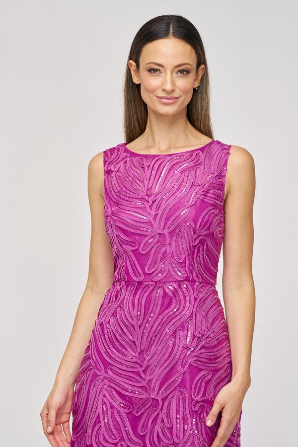 Js Collections Capri Soutache Cocktail Deep Orchid
