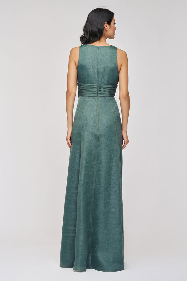 Js Collections Della Organza Gown Mallard